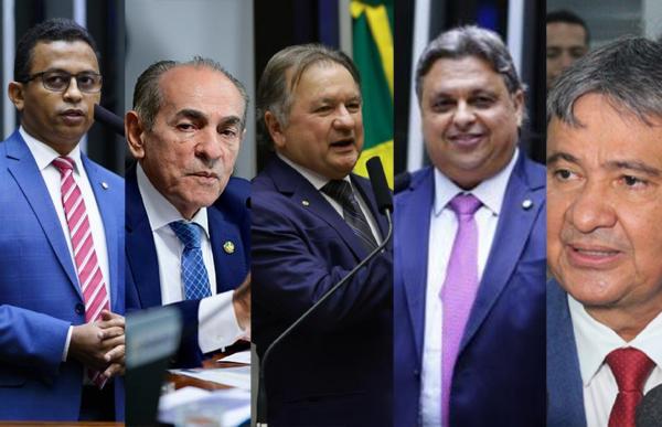 Políticos do Piauí assumem protagonismo no Congresso Nacional.(Imagem:Pablo Valadares/ Pedro França/ Jonas Carvalho)
