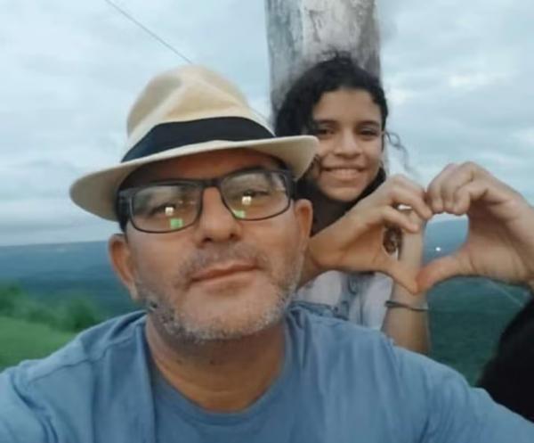Cecília Vitória Paz, de 16 anos e Robson Soares Cardoso Barbosa, de 46 anos, familiares do secretário de estado Mauro Eduardo Cardoso, da Seid,(PI), desapareceram no Rio Parnaíba.(Imagem:Reprodução)