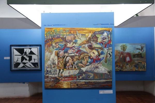 A exposição, aberta nesta quinta-feira(25), prossegue até o final de fevereiro.(Imagem:Regis Falcão)