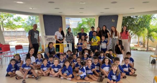 Sesc Centro Educacional de Picos recebe visita do atleta Luís Carlos Cardoso.(Imagem:Divulgação)