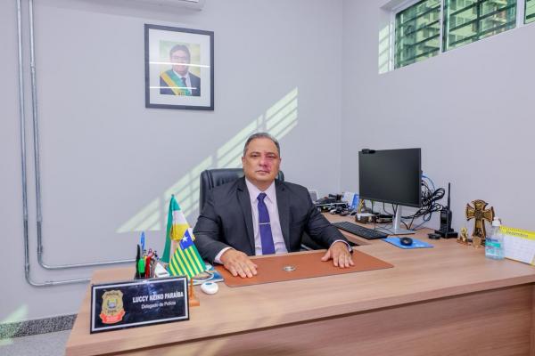 Delegado-geral da Pol&iacute;cia Civil, Luccy Keiko.(Imagem:Gabriel Paulino)