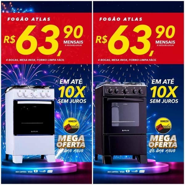 Ano Novo, casa nova: Mega oferta no Armazém Paraíba é a oportunidade que você esperava!(Imagem:Divulgação)