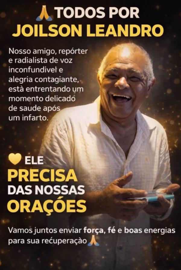 Rep&oacute;rter Joilson Leandro sofre infarto e aguarda cirurgia em Teresina.(Imagem:Divulga&ccedil;&atilde;o)