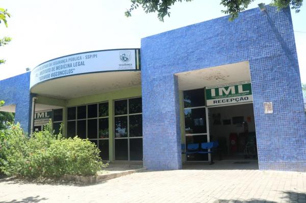 Sede do Instituto de Medicina Legal (IML) de Teresina, no Piauí.(Imagem:Bárbara Rodrigues/G1)