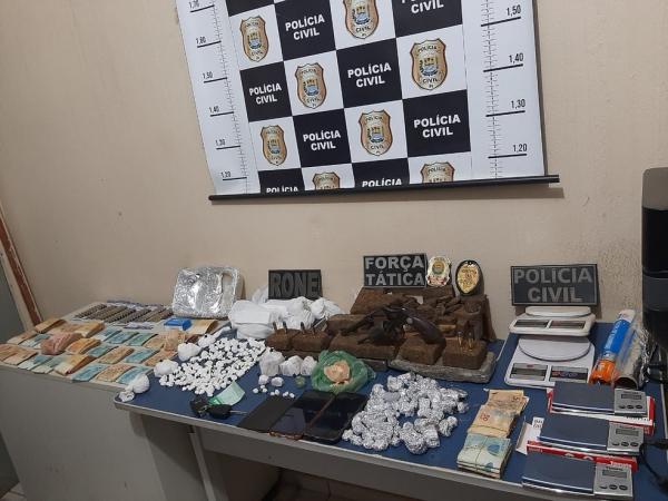 Operação Narco Brasil prende suspeitos de tráfico de drogas em cidades do Piauí.(Imagem:Polícia Civil)