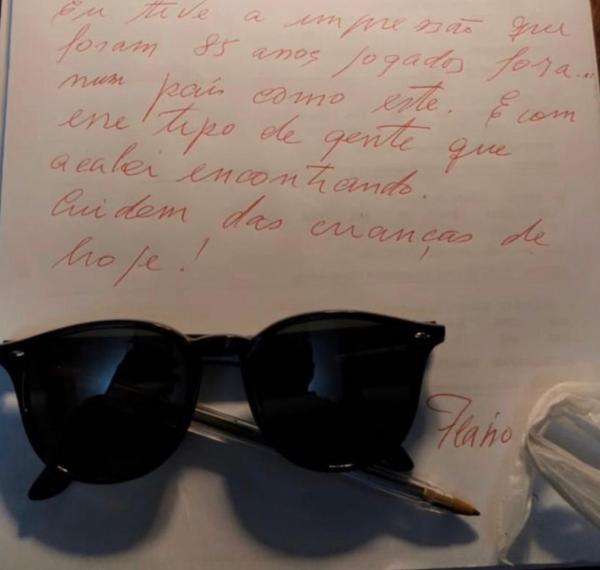 Leia trecho de carta deixada por Flávio Migliaccio (Imagem:Reprodução)