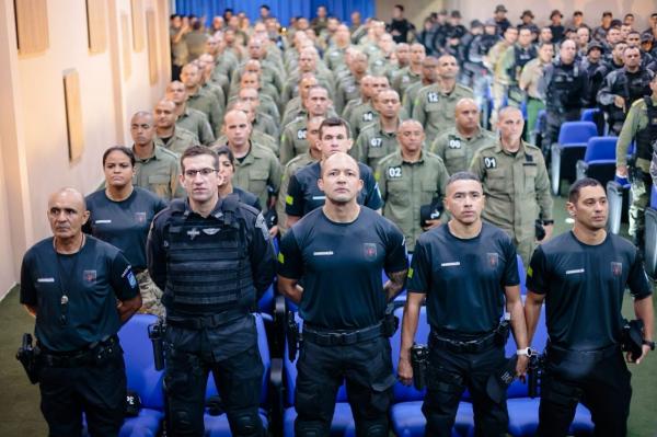 O refor&ccedil;o policial ser&aacute; lan&ccedil;ado oficialmente na quinta-feira (12), no Quartel do Comando-Geral, em Teresina.(Imagem:Thiago Amaral)