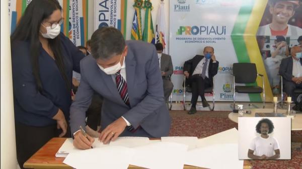 Governo do Piauí assina contrato de PPP para rodovia Trancerrados e Estrada Palestina, no Sul do Piauí.(Imagem:Governo do Piauí)