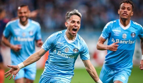 Bitello, Lucas Leiva e Gabriel Teixeira marcaram os gols da partida.(Imagem:Lucas Uebel/Grêmio FPBA/Direitos Reservados)