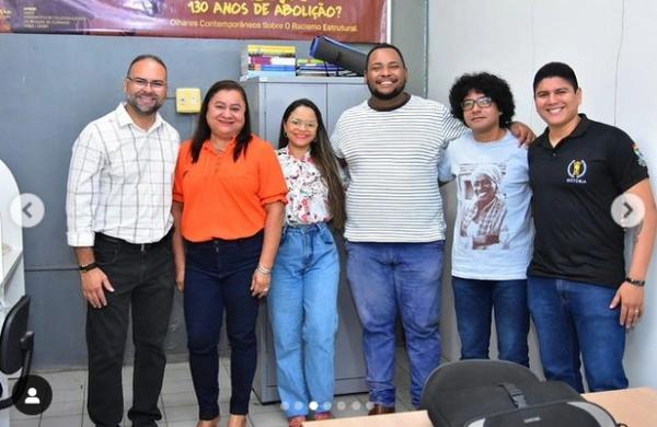 Vereador Joab Curvina firma parceria para catalogação histórica em Floriano.(Imagem:Reprodução/Instagram)