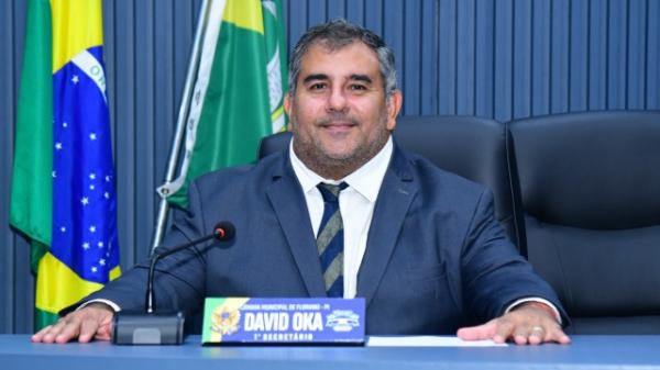 Vereador David Oka(Imagem:CMF)