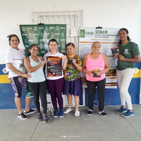 Educação Ambiental em ação: Prevenindo queimadas e incêndios em Floriano.(Imagem:Reprodução/Instagram)