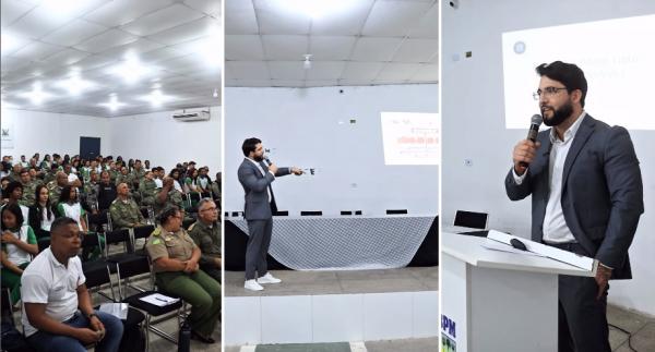 3º BPM de Floriano promove palestra sobre qualidade de vida e bem-estar com o Dr. Dennyson Martins(Imagem:Reprodução/Instagram)