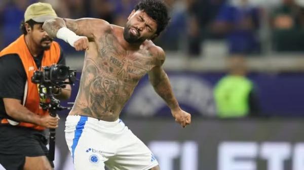 Gabigol; Cruzeiro x Flamengo(Imagem:Gilson Lobo/AGIF)
