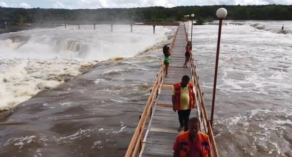 Luzilândia, Esperantina e Barras têm rios em cotas de alerta e inundação.(Imagem:Luiz Graça/TV Clube)