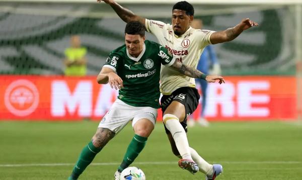 Palmeiras segura empate e segue para quartas da Libertadores.(Imagem:REUTERS/JORGE SILVA/DIREITOS RESERVADOS)