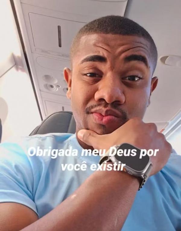 Davi posta mensagem reflexiva em meio à polêmica com Mani Reggo.(Imagem:Reprodução/Instagram)