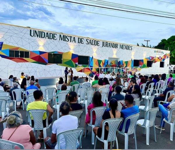 Deputado Dr. Francisco Costa participa da inauguração de unidade de saúde em Angical-PI.(Imagem:Reprodução/Instagram)