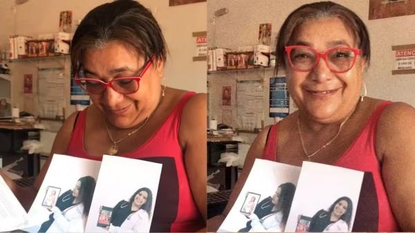 Dona Marilene, mãe da Dra. Camila Fernandes.(Imagem:Arquivo Pessoal)