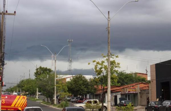 Previsão de chuva para quase todo o Piauí.(Imagem:Lívia Ferreira/g1 PI)