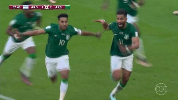 Melhores momentos: Argentina 1 x 2 Arábia Saudita pelo grupo C da Copa do Mundo 2022.(Imagem:Divulgação)