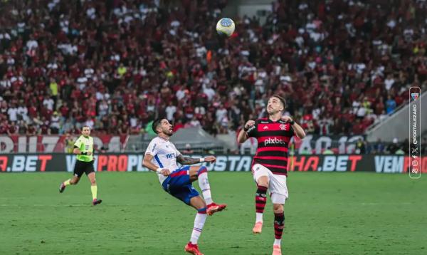 Fla enfrenta Fortaleza mirando ponta da classificação do Brasileiro(Imagem:Matheus Amorim/Fortaleza F.C./Direitos Reservados)
