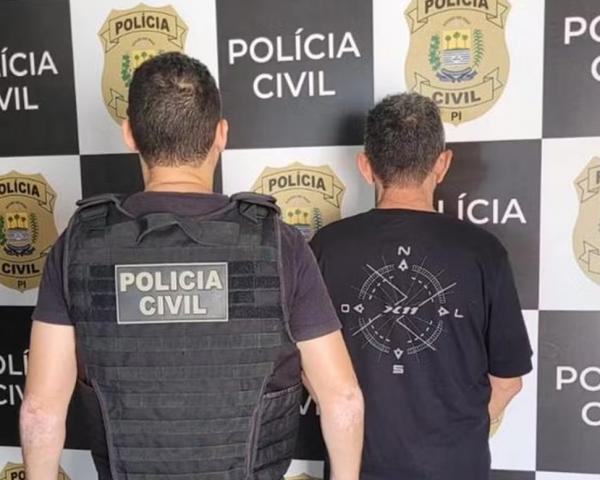 Gonçalo de Sousa Silva, de 61 anos, foi preso, nessa quinta-feira (18), em Cocal de Telha.(Imagem:Divulgação)