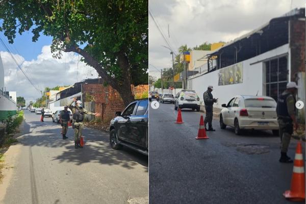  Polícia Militar realiza blitz de trânsito no centro de Floriano para reforçar segurança e fiscalização(Imagem:Reprodução/Instagram)