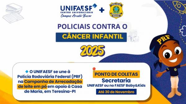 UNIFAESF participa de campanha solidária em apoio à Casa de Maria.(Imagem:Divulgação)