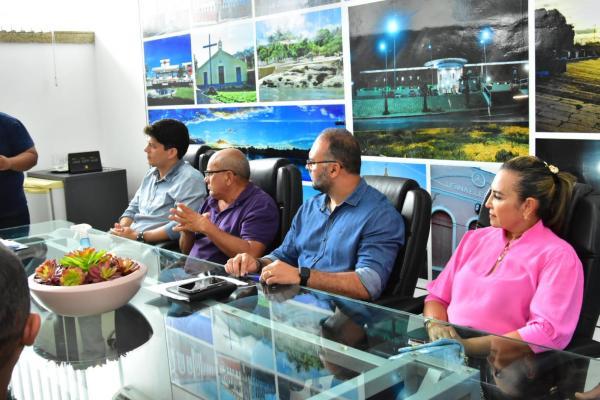 Vereadores Enéias Maia, Antônio José, Joab Curvina e Daguia.(Imagem:CMF)