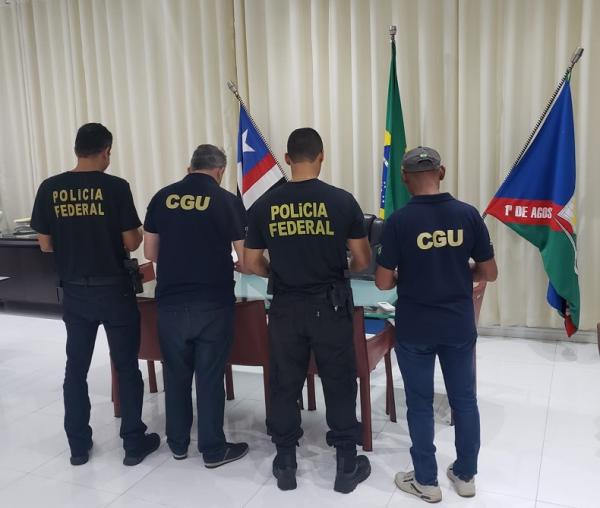 PF cumpre mandados no Piauí em operação contra fraudes em prefeitura do Maranhão(Imagem:Divulgação/PF)