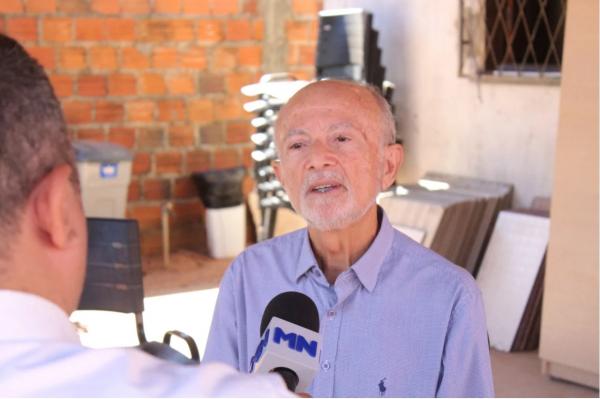 Raimundo Nonato da Silva, fundador da escola(Imagem:Raissa Morais)