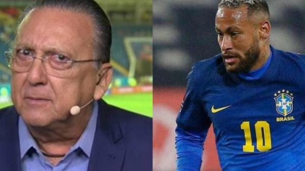 Galvão Bueno tem áudio vazado xingando Neymar(Imagem:Reprodução)