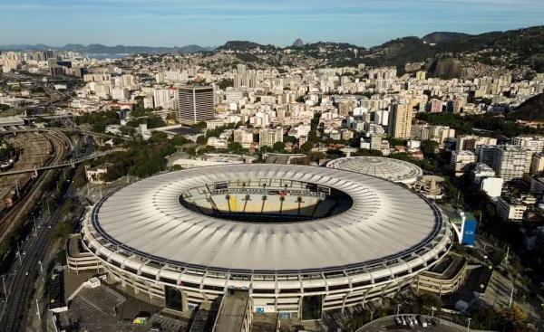 Vista aérea do Maracanã(Imagem:AGIF)