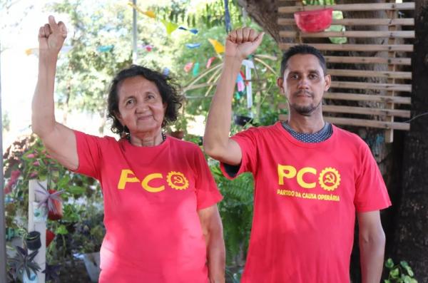  Lourdes Melo, candidata a governadora do Piauí, e Ronaldo Soares, candidato a vice-governador.(Imagem:Mayara Valença/g1 Piauí )