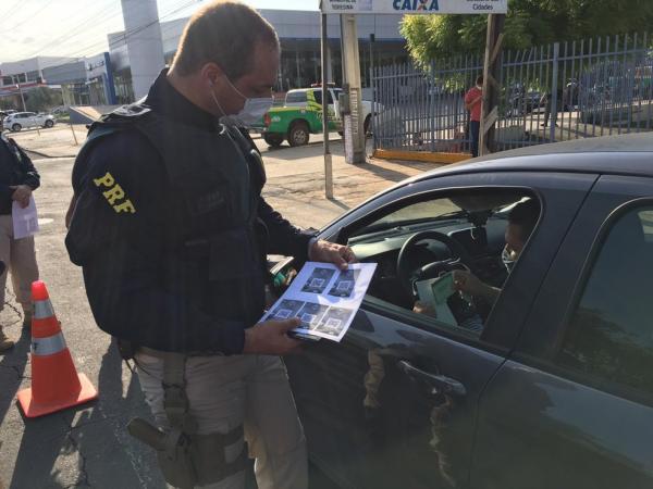 Operação Rodovida nas rodovias federais no Piauí.(Imagem: Divulgação/PRF)