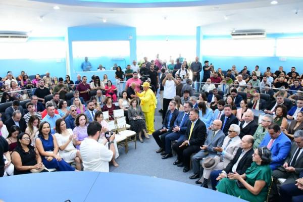 Momentos cívico, de ação de graças e de homenagens marcam o dia do aniversário de Floriano(Imagem:Secom)