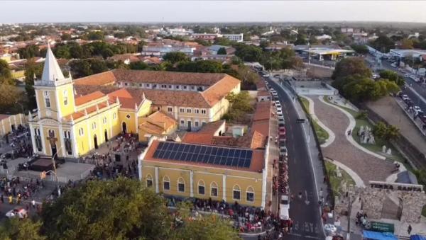  Igreja São Sebastião, em Parnaíba, Piauí.(Imagem:Reprodução /TV Clube )