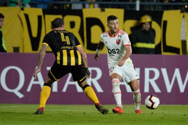 Arrascaeta Flamengo Peñarol(Imagem:Alexandre Vidal / Flamengo)