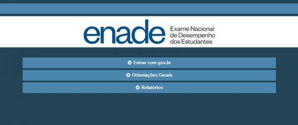 Os alunos de ensino superior que vão fazer o Exame Nacional de Desempenho dos Estudantes (Enade) têm até 23h59 deste sábado (13) para preencher questionário e cadastro do estudante(Imagem:Reprodução)