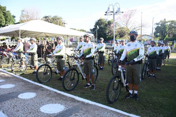 Policiamento com bicicletas começa neste sábado em dois pontos de Teresina.(Imagem:Paulo Barros/CCOM)