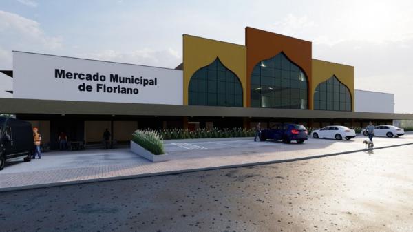 Prefeitura de Floriano começa a preparar edital de licitação para a reforma do mercado central.(Imagem:Secom)