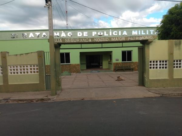 3º Batalhão de Polícia Militar, em Floriano.(Imagem:FlorianoNews)
