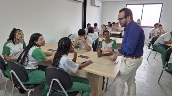 A proposta busca fortalecer a integra&ccedil;&atilde;o entre teoria, pr&aacute;tica e inova&ccedil;&atilde;o, ampliando as experi&ecirc;ncias formativas dos estudantes.(Imagem:Ascom Seduc)