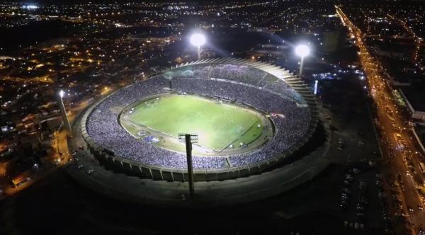  Estádio Albertão vai receber Altos x Flamengo pelo jogo de ida da terceira fase da Copa do Brasil.(Imagem: Magno Bonfim/Drone/TV Clube )