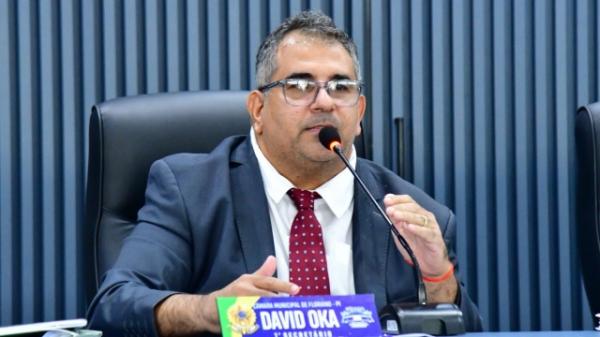 O Projeto de Lei 119/2025 &eacute; de autoria do vereador David Oka.(Imagem:CMF)