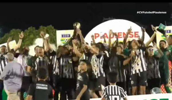 Corisabbá vence Teresina nos pênaltis e é campeão da Série B do Piauiense.(Imagem:Reprodução)