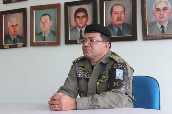 Coronel Wagner Torres, da Polícia Militar do Piauí(Imagem:Pedro Santiago)