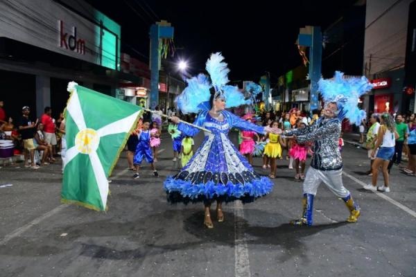 Desfile das Escolas de Samba encanta p&uacute;blico na Avenida Get&uacute;lio Vargas.(Imagem:Secom)