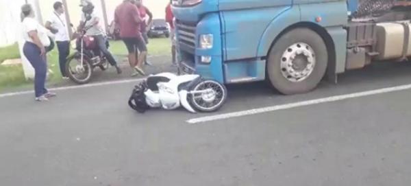 Floriano: Motociclista morre em acidente na Avenida Calisto Lobo.(Imagem:Reprodução)